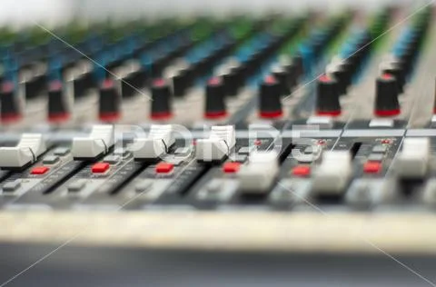 AUDIO MIXER. 4jpg Stock Photos