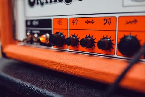 Audio Mixer. Amplifier Stock Photos