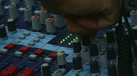 Audio mixer Vídeo Stock 11332420