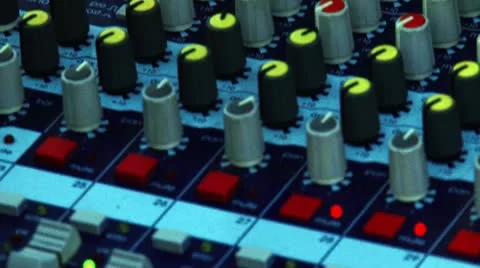 Audio mixer Stock Footage 11332600