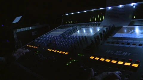 Audio mixer Stock Footage 62618865