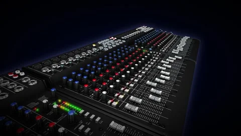 Audio Mixer Stock Footage 304731165