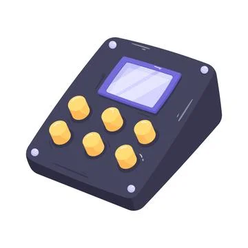 Audio mixer Stock Illustration