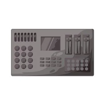 Audio Mixer illustration Stock Illustration