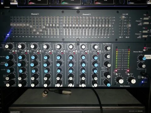 Audio mixer (light) Stock Photos