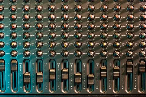 Audio mixer Stock Photos