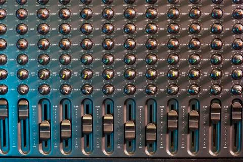 Audio mixer Stock Photos