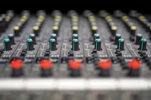 Audio Mixer Stock Photos