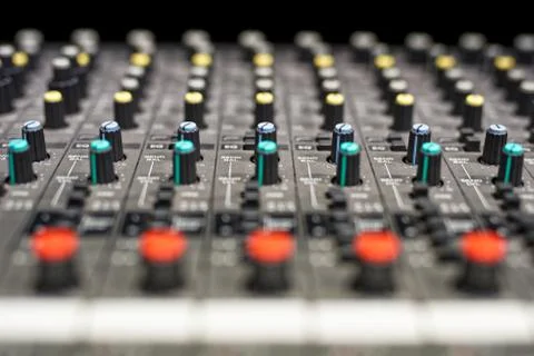 Audio Mixer Stock Photos
