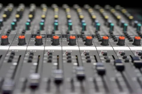Audio Mixer Stock Photos