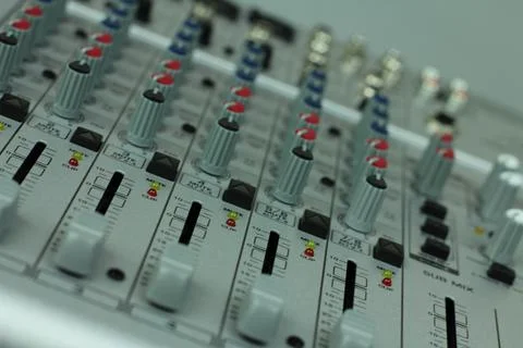 Audio mixer Stock Photos