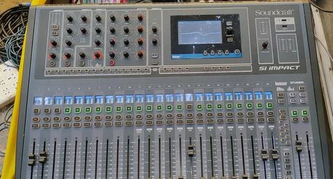Audio Mixer Foto stock