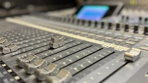 Audio mixer Stock Photos