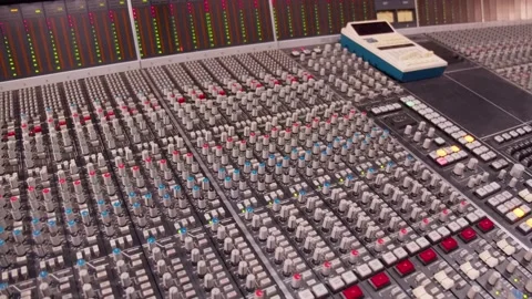 Audio mixing console Stock Footage 239017046