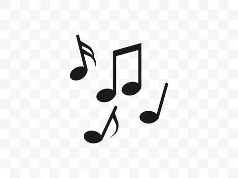Audio, music note, notes icon. Vector illustration, flat design. Stock Illustration