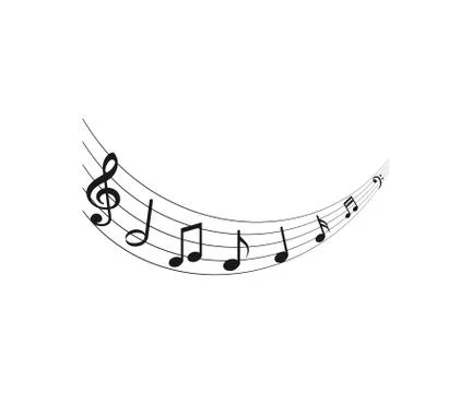 Audio, music note, notes icon. Vector illustration, flat design. Stock Illustration