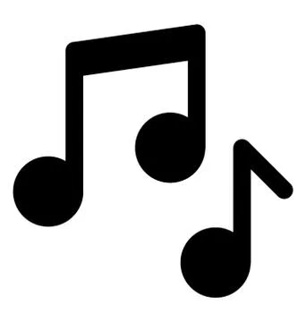 Audio Music Notes Stock Illustration