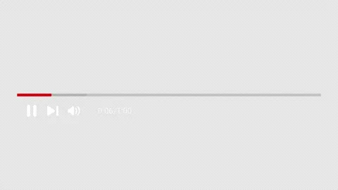 Audio music timeline bar moving with track, Multimedia player template Stock Footage 276201870