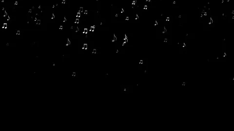 Audio Musical Notes Flickering and glittering vfx. 库存影片 340967005