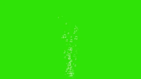 Audio Musical Notes Flickering and glittering vfx. 库存影片 340967014