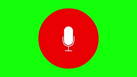 Audio Notification Icon Animation Green Screen Background Vídeos de archivo 334357234