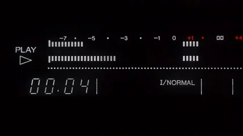 Audio player - meter studio sound Stock Footage 46854672
