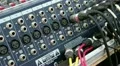 Audio production console sockets HD Footage