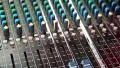 Audio production console in sound-recording studio HD Footage