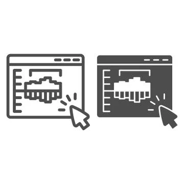 Audio program with track line and solid icon, Sound design concept, Equalizer Illustrazione stock