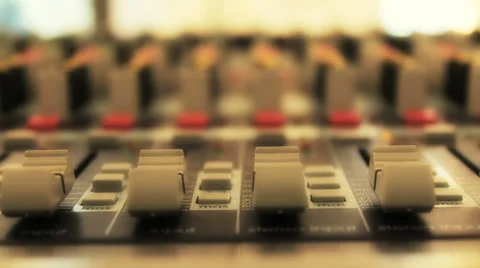 Audio Pult 05 動画素材 25145015