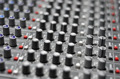 Audio pult Stock Photos
