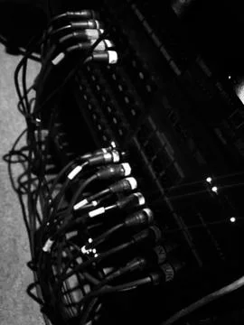 Audio Rack Foto stock