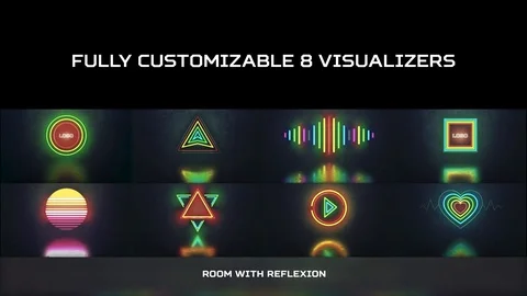 Videohive Visual Audio Player (Equalizer) 4K » free after effects templates, after effects intro template