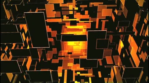 Audio Reactive Cube 스톡 동영상 12453541