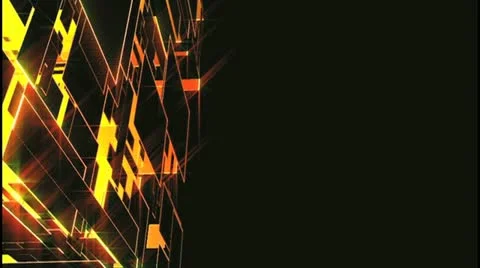 Audio Reactive Cube 스톡 동영상 12453567
