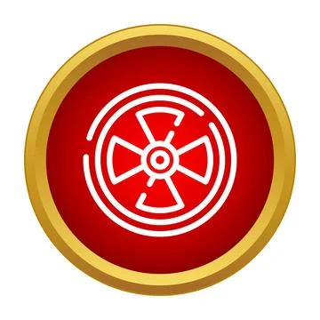 Audio record player disc technology circular icon Stock Illustration