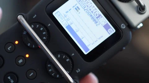 Audio Recorder Stock Footage 98522785