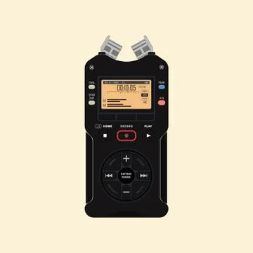 Audio Recorder Stock Illustration