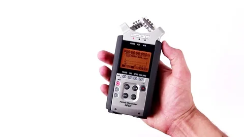 Audio Recorder - Scrolling Menu Vídeo Stock 77433142