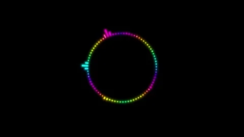 Audio Sound wave audio spectrum animation. 库存影片 337013261