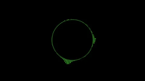 Audio Sound wave audio spectrum animation. 動画素材 337013335