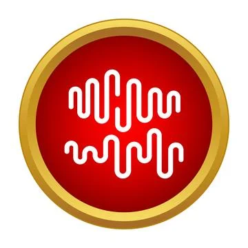 Audio sound wave displaying frequency and music signal Stock Illustration