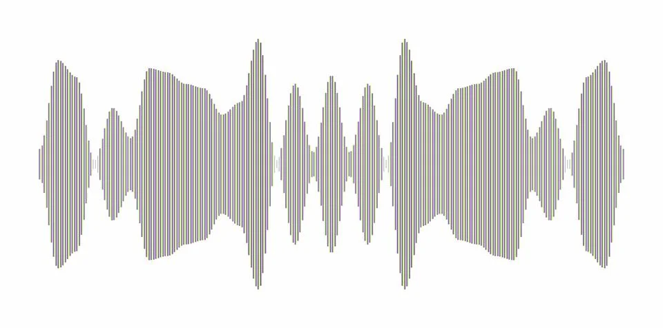 Audio sound wave equalizer visualizer frequency spectrum. Digital music rec.. Stock Illustration