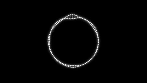Audio sound wave of noice frequency in animation Stock Footage 118360248