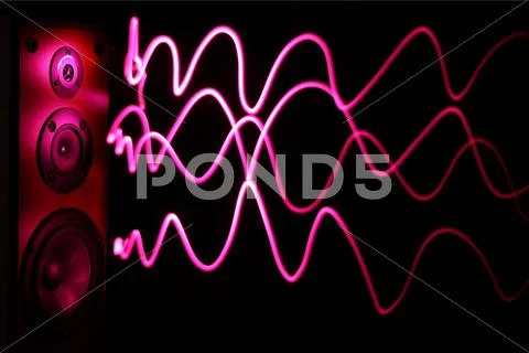 Audio Speaker Effect Stock Photos