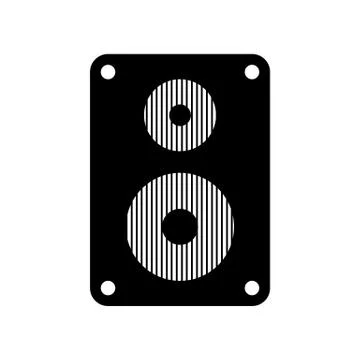 Audio speaker icon. Stock Illustration