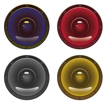 Audio speaker Ilustración de archivo
