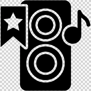 Audio speaker Stock Illustration