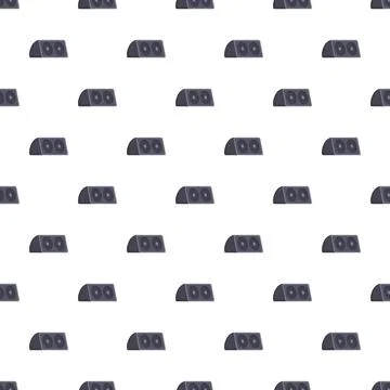 Audio speaker pattern creating a modern technology background 스톡 일러스트