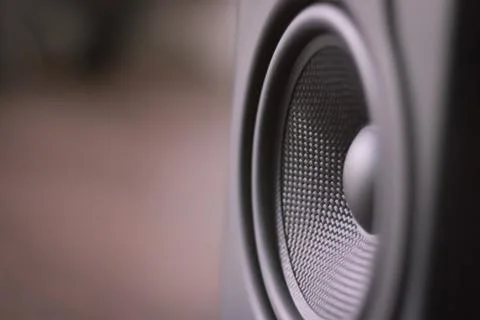 Audio speaker studio system Stock Photos